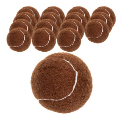 쿠팡 코멧 테니스공 가구발커버 브라운 (16개)