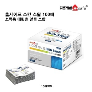 홈세이프 스킨스왑 알콜스왑 일회용스왑 100P 4박스