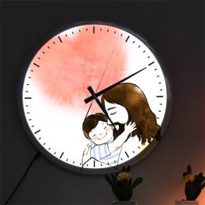  꾸밈 nf 시계액자35R_예수님의사랑 036-LED