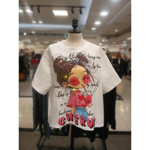 르니앤맥코이 세이브존01 캐릭터 프린팅 면티 MN06TS704FJY S47339882_이미지