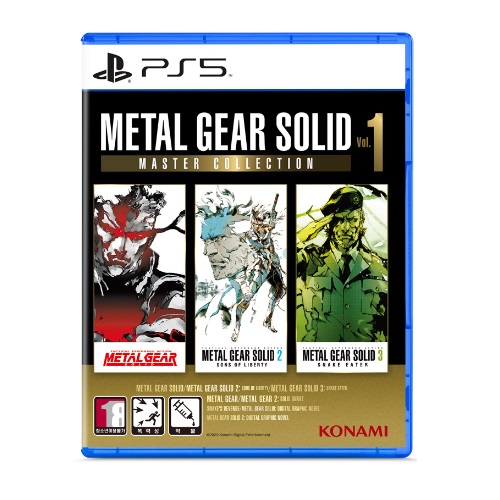 KONAMI 메탈기어 솔리드: 마스터 콜렉션 Vol.1 외국어판 (PS5, 패키지디스크)