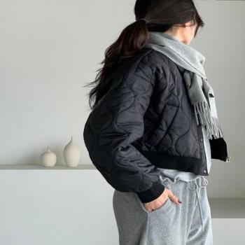 미니멈 여자 쇼츠 시보리 웨이브 외투 패딩점퍼_3 S16671744_이미지