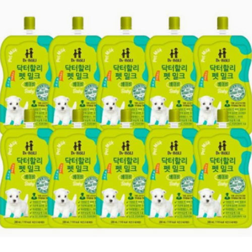 닥터할리 펫 밀크 베이비 200ml (10개)_이미지