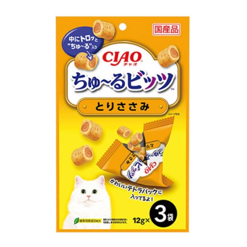 이나바 캣 챠오 츄르비츠 닭가슴살 CS-174 36g (12g x 3p)이미지입니다. 누르면 해당 게시물로 새창이동합니다.