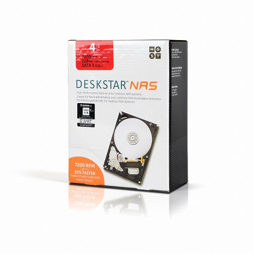 HGST Deskstar NAS 패키지 7200/128M HDN726040ALE614 (4TB)