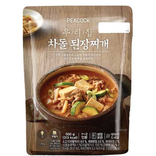이마트 피코크 우리집 차돌된장찌개 500g (3개)_이미지