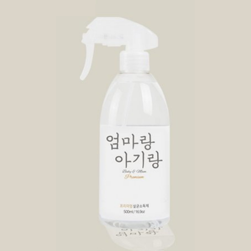한국바이러스센터 엄마랑 아기랑 프리미엄 살균소독제 500ml (1개)_이미지