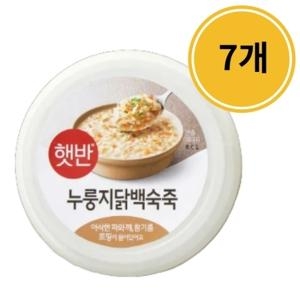 CJ제일제당 햇반 누룽지닭백숙죽 267g (7개)_이미지