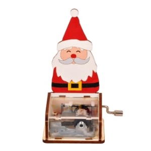 영공방 수동오르골 산타할아버지 YM86223 행사 입체퍼즐 조립 모형 건축 내가 만드는 세상