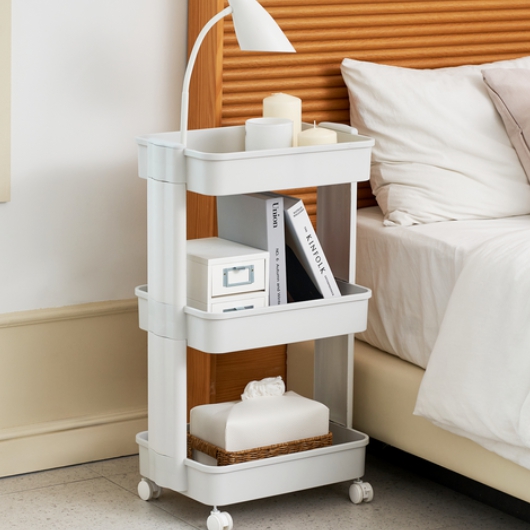 까사마루  심플 3단 트롤리