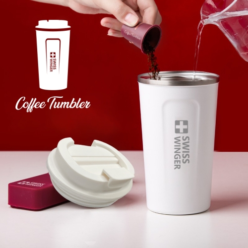 진공 보온보냉 스텐텀블러 510ml 화이트