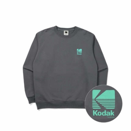 코닥 모노그램 레귤러핏 맨투맨 GREY K5123EFST1GRY_이미지