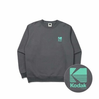 코닥 모노그램 레귤러핏 <b>맨투맨</b> GREY K5123EFST1GRY