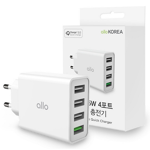 알로코리아 35W 4포트 터보 충전기 UC435QC_이미지