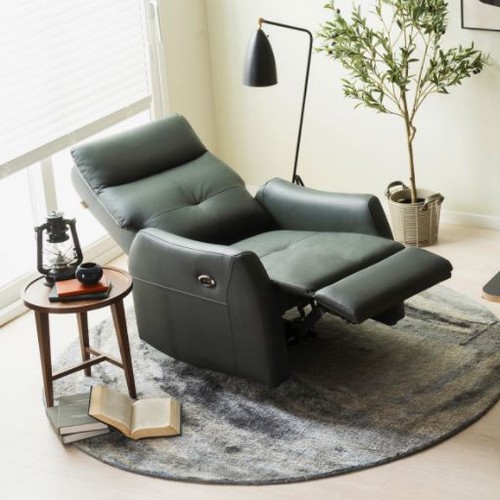 리바트 하움 보훌 천연가죽 리클라이너 1인용_이미지