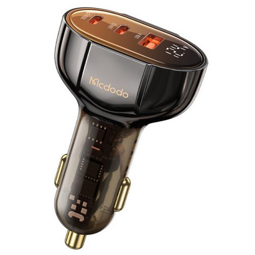 Mcdodo 디스플레이 100W 3포트 PD 차량용 고속 충전기 CC-231