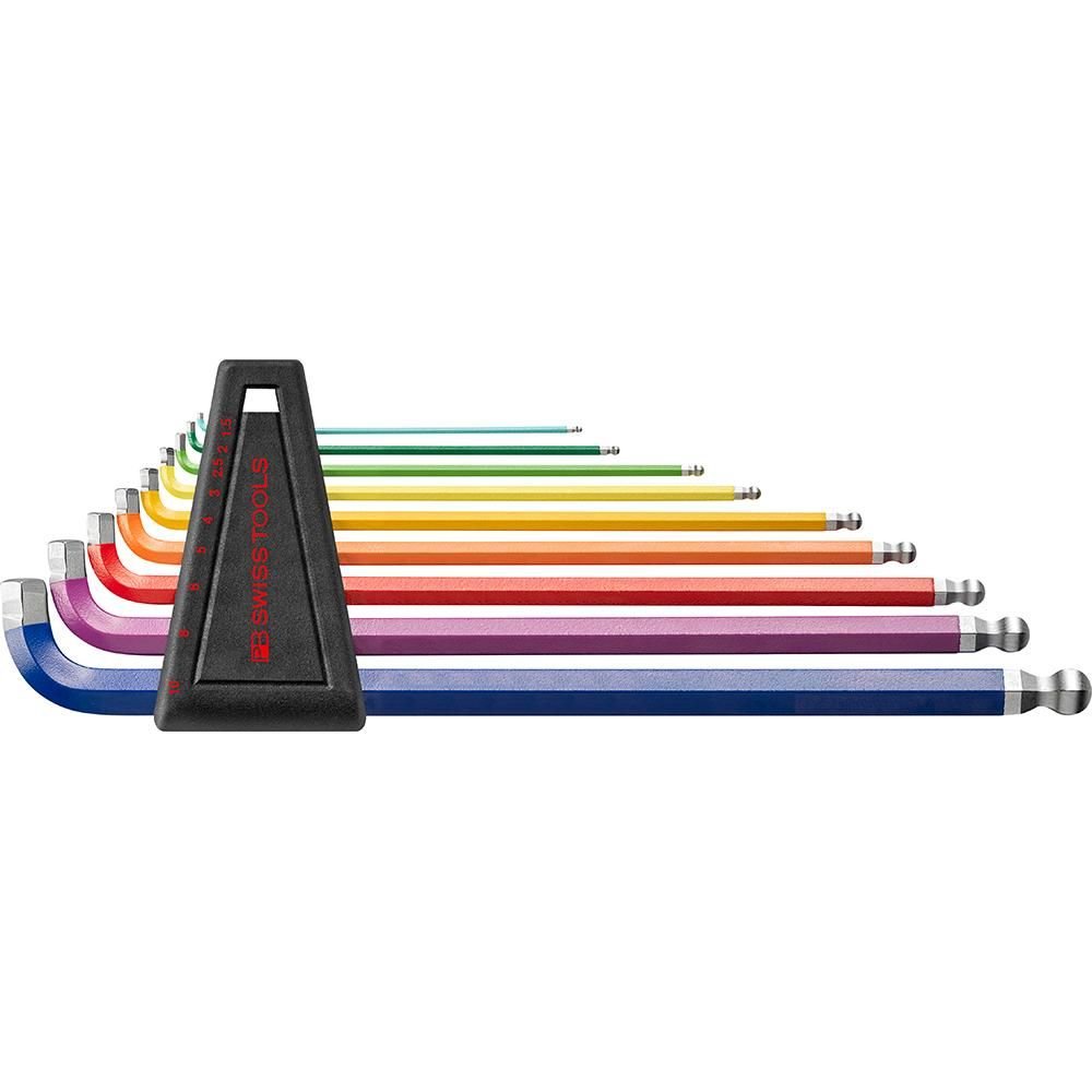 피비스위스툴 100도 무지개 볼렌치 세트 2222.LH-10RB CN (9pcs)_이미지