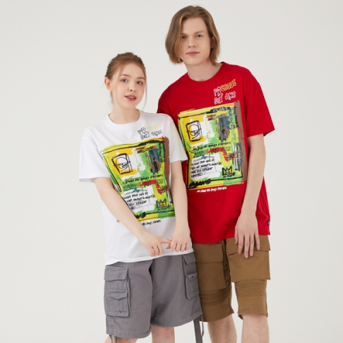 무니크영 BTP0516 무니크영 오일 페인팅 반팔 티셔츠