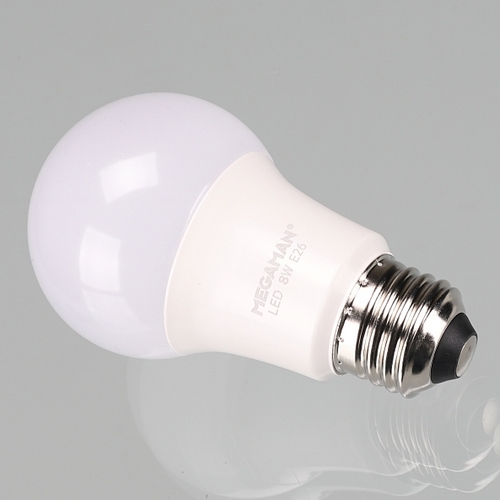 메가맨 LED 벌브전구 전구색 8W