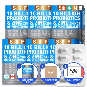 순수식품 100억보장 17종 프로바이오틱스 500mg 60캡슐 (6개)_이미지