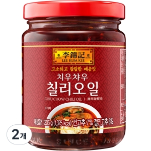 이금기 치우챠우 칠리오일 205g (2개)