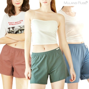 물랑루즈 여성 트렁크 사각팬티 홈웨어 모음 3종 순면 인견 잠옷바지_이미지
