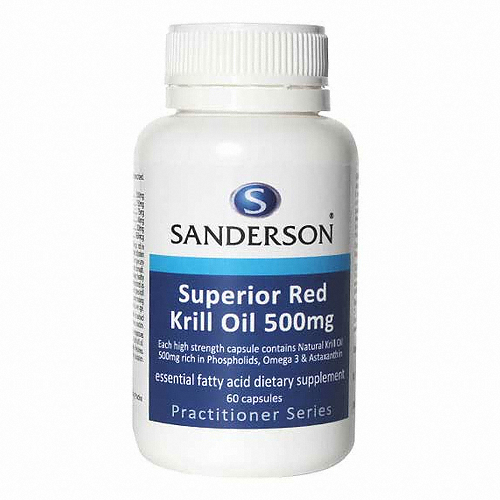 슈페리어 레드 크릴오일 500 60캡슐 (해외)