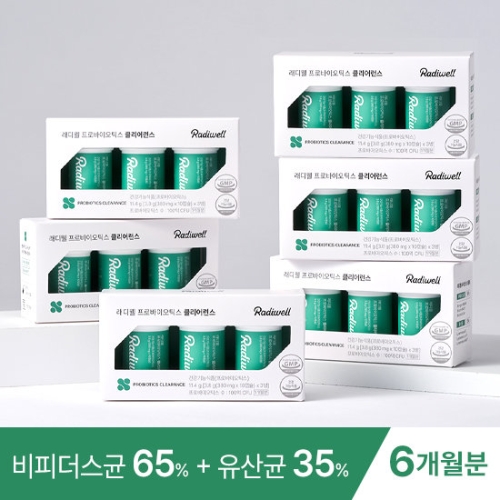  씨티씨바이오 래디웰 프로바이오틱스 클리어런스 30캡슐 [6개]