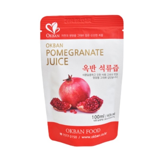 옥반식품 옥반 석류즙 100ml 30포 (1개)_이미지