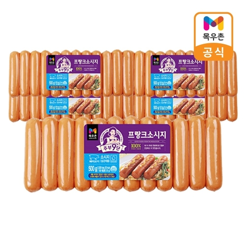 목우촌 주부9단 후랑크 소시지 500g (5개)