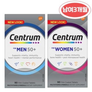센트룸 실버 맨 50+ 90정 + 실버 우먼 50+ 90정 세트 (1개)_이미지