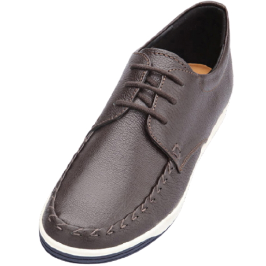 보닌 천연소가죽 삼목 유팁 캐주얼화 CBN003DBR_이미지