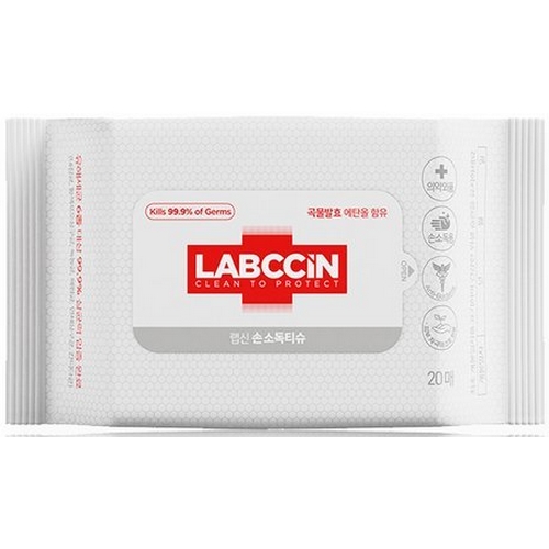 애경 랩신 V3 손소독티슈 리필형 20매