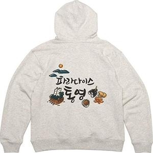 셀러허브 패션 JHQR4160_4B 후드티 프린트티셔츠 통영 커플티 여행지_이미지