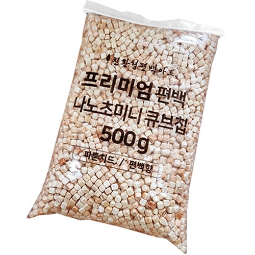 편백아트 프리미엄 편백 미니 큐브칩 500g 1개