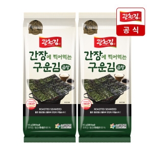 광천김 간장에 찍어먹는 구운 곱창김180매 60g (1개)