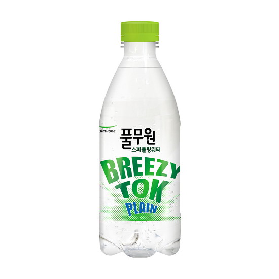 풀무원샘물 스파클링 워터 브리지톡 플레인 500ml (40개)_이미지