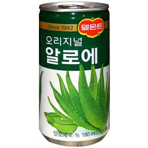 롯데칠성음료 델몬트 알로에 캔 180ml (15개)_이미지