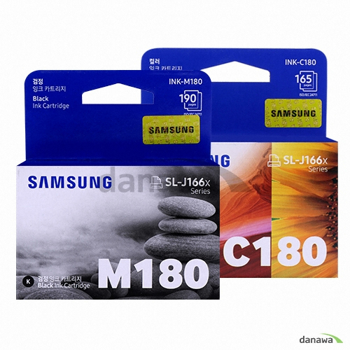 삼성전자 정품 <b>INK-M180</b>, INK-C180 세트