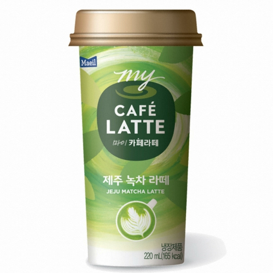 매일유업 마이 카페라떼 제주 녹차 라떼 220ml (10개)_이미지