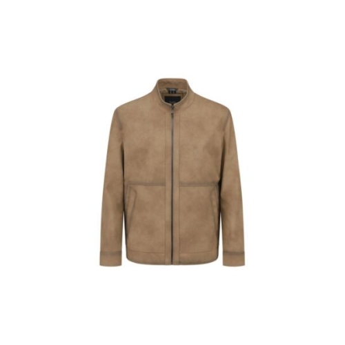 올젠 남성 에코 레더 하이넥 점퍼_ZOG1LJ1302BR