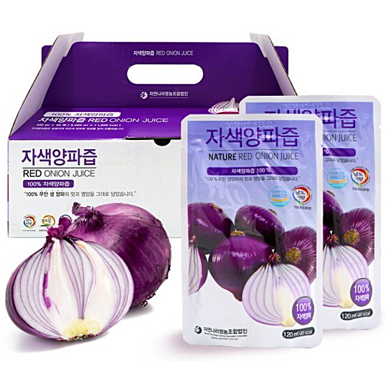 자연나라영농조합법인 무안 자색양파즙 100ml 30포 (1개)_이미지