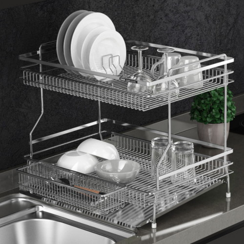 에넥스 NEW 올스텐 304 식기건조대 정면형 (2단)_이미지