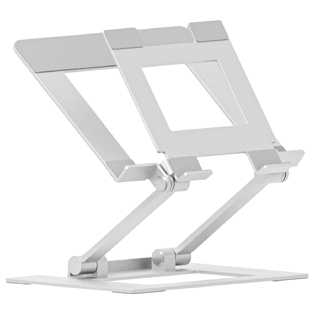 프레임바이 DW 스탠드 플러스 듀얼 노트북 거치대 (실버)_이미지
