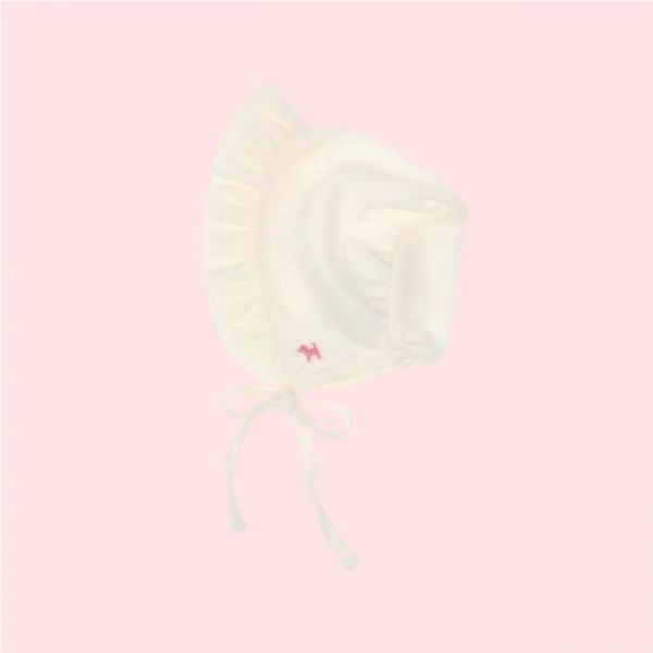 블루독베이비 백일 돌 예쁜모자 CR 플라워 꽃무늬아일렛보넷 45A70 010 06 4414269_이미지