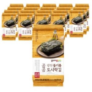 광천맛김식품 곰곰 광천 들기름 도시락김 5g이미지입니다. 누르면 해당 게시물로 새창이동합니다.