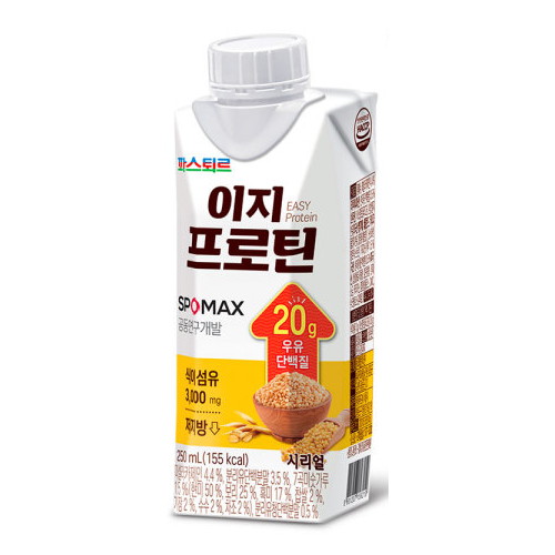 롯데푸드 파스퇴르 이지 프로틴 시리얼 250ml (1개)