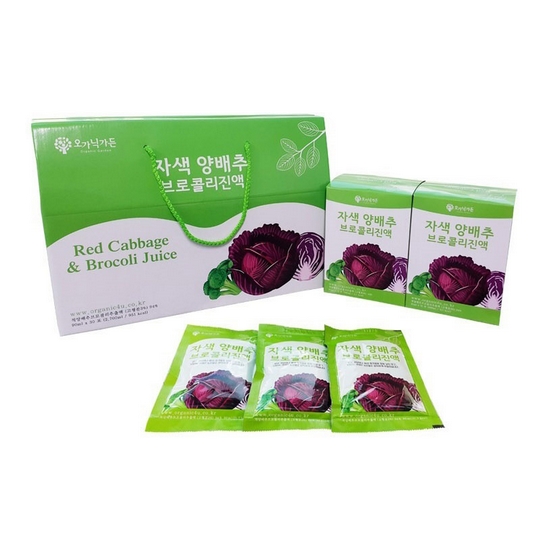 네이처가든 오가닉가든 자색 양배추 브로콜리진액 90ml 30포