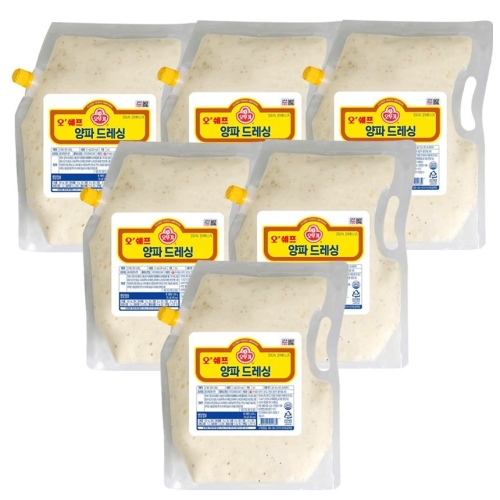 오쉐프 양파 드레싱 2kg (6개)_이미지