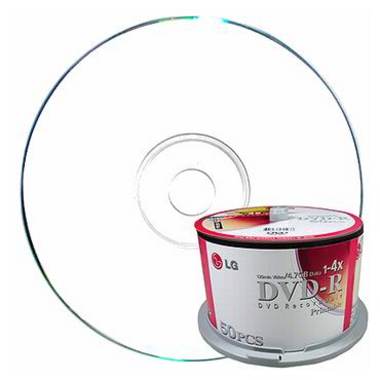 LG전자 DVD-R 4.7GB 4x 케익 50장 프린터블